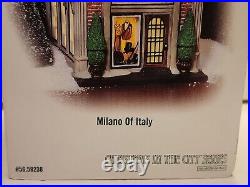 Dept 56 MILANO OF ITALY Christmas in The City Item 59238 Retired Original Box