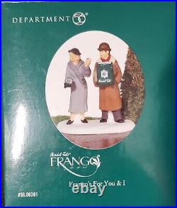 Dept 56 Marshall Field's Frango's For You & I Christmas In The City #56.06301