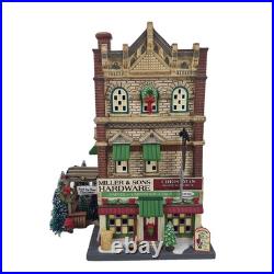 Dept 56 Miller & Sons Hardware Garden Center 799994 Christmas In The City Set