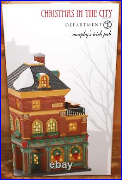 Dept 56 Murphy's Irish Pub 4025241 Christmas In The City CIC Village