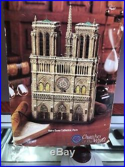 Dept 56, NOTRE DAME CATHEDRAL Churches of the World, New (see details)