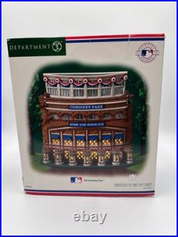 Dept 56 Old Comiskey Park White Sox Christmas In The City 56.59215 with Box