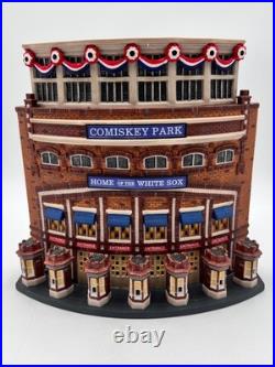 Dept 56 Old Comiskey Park White Sox Christmas In The City 56.59215 with Box