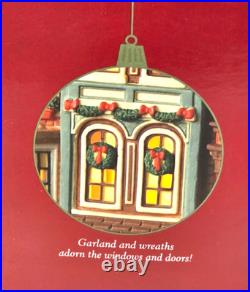 Dept 56 PARKSIDE HOLIDAY BROWNSTONE (2 pcs) Christmas in the City 56.58937 NIB