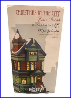 Dept 56 Pacific Heights 755 Christmas In The City 4036494 Numbered In Box TESTED Dept 56 Pacific Heights 755 Christmas In The City 4036494 Numbered In Box TESTED