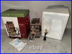 Dept 56 Parkside Holiday Brownstone Christmas in the City Village Lighted House