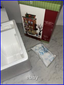 Dept 56 Parkside Holiday Brownstone Christmas in the City Village Lighted House