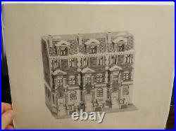 Dept 56 Porcelain Christmas In The City Series Sutton Place Brownstones #5961-7