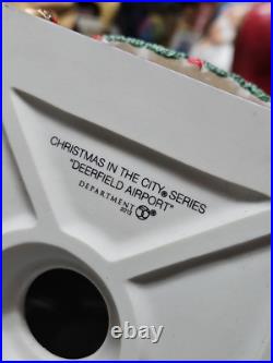 Dept 56 RARE Deerfield Airport Christmas in the City Series Department 56 2013
