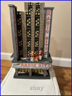 Dept 56 Radio City Music Hall Christmas in the City 2002 Christmas Village
