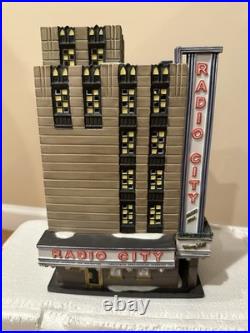 Dept 56 Radio City Music Hall Christmas in the City 2002 Christmas Village