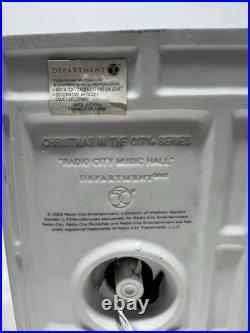 Dept 56 Radio City Music Hall Christmas in the City Series, Boxed, Lights Work