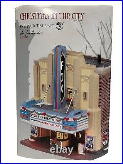 Dept 56. Rare Illuminated FOX THEATER Christmas in the City 4025242 Neon Works