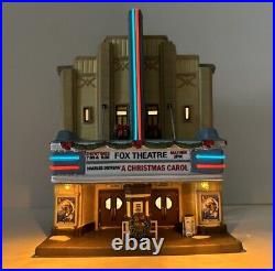 Dept 56. Rare Illuminated FOX THEATER Christmas in the City 4025242 Neon Works