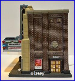 Dept 56. Rare Illuminated FOX THEATER Christmas in the City 4025242 Neon Works