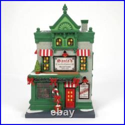 Dept 56 SANTA'S CORNER CONFECTIONERY Christmas In The City Village 6013402 NEW Dept 56 SANTA'S CORNER CONFECTIONERY Christmas In The City Village 6013402 NEW