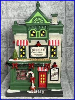 Dept 56 SANTA'S CORNER CONFECTIONERY Christmas In The City Village 6013402 NEW