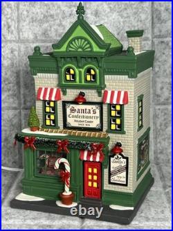 Dept 56 SANTA'S CORNER CONFECTIONERY Christmas In The City Village 6013402 NEW