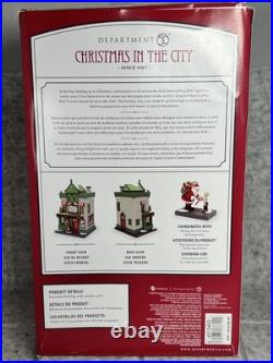 Dept 56 SANTA'S CORNER CONFECTIONERY Christmas In The City Village 6013402 NEW