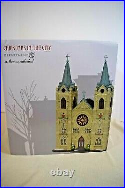 Dept 56 ST THOMAS CATHEDRAL Christmas in the City NEW #6003054 (1222TT80)