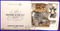 Dept 56 San Francisco Bait & Tackle 06400 Christmas In The City CIC Snow Village