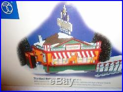 Dept 56 Snow Village Stardust Drive-in Theater With Stardust Refreshment Stand