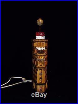 Dept 56 Special Edition Times Tower Christmas In The City Building