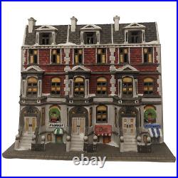 Dept 56 Sutton Place Brownstones Christmas in the City Lighted Row Homes 1987