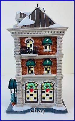 Dept 56 THE PRESCOTT HOTEL Holiday Set of 3 CIC Christmas in the City NIB RARE