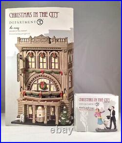 Dept 56 THE ROXY + 42nd ST PERFORMANCE Lot of 2 CHRISTMAS IN THE CITY D56 NEW