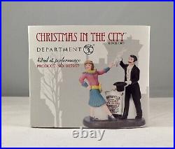 Dept 56 THE ROXY + 42nd ST PERFORMANCE Lot of 2 CHRISTMAS IN THE CITY D56 NEW