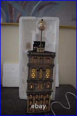 Dept 56 THE TIMES TOWER 2000 New Year Special Edition Village WORKS