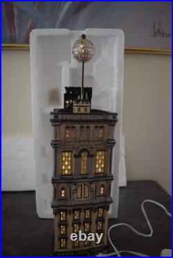 Dept 56 THE TIMES TOWER 2000 New Year Special Edition Village WORKS