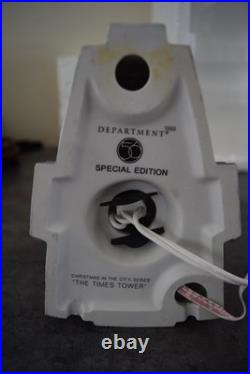 Dept 56 THE TIMES TOWER 2000 New Year Special Edition Village WORKS