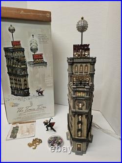Dept 56 THE TIMES TOWER New Year Ball Drop Christmas in The City COMPLETE, WORKS