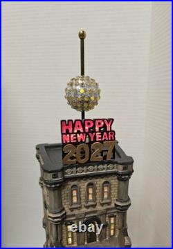 Dept 56 THE TIMES TOWER New Year Ball Drop Christmas in The City COMPLETE, WORKS