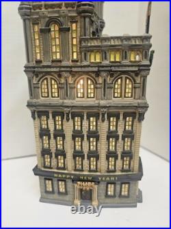 Dept 56 THE TIMES TOWER New Year Ball Drop Christmas in The City COMPLETE, WORKS
