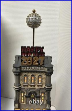 Dept 56 THE TIMES TOWER New Year Ball Drop Christmas in The City COMPLETE, WORKS