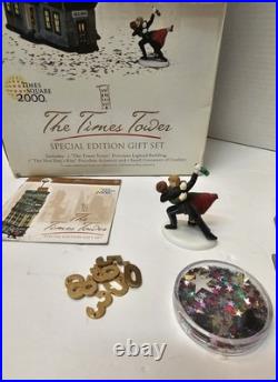 Dept 56 THE TIMES TOWER New Year Ball Drop Christmas in The City COMPLETE, WORKS