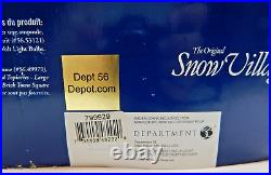 Dept 56 The Original Snow Village Lot 57, Christmas Court #799929 Old Stock withBx