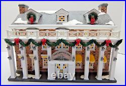 Dept 56 The Original Snow Village Lowell Inn #55059 Old Stock withLt Cord Signed