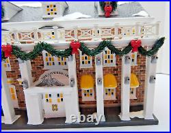 Dept 56 The Original Snow Village Lowell Inn #55059 Old Stock withLt Cord Signed