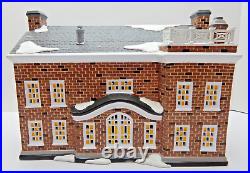 Dept 56 The Original Snow Village Lowell Inn #55059 Old Stock withLt Cord Signed