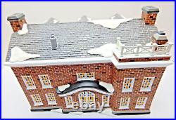 Dept 56 The Original Snow Village Lowell Inn #55059 Old Stock withLt Cord Signed