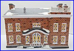 Dept 56 The Original Snow Village Lowell Inn #55059 Old Stock withLt Cord Signed