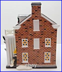 Dept 56 The Original Snow Village Lowell Inn #55059 Old Stock withLt Cord Signed