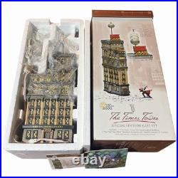 Dept 56 The Times Tower 2000 New Year Special Edition Gift Set Village READ