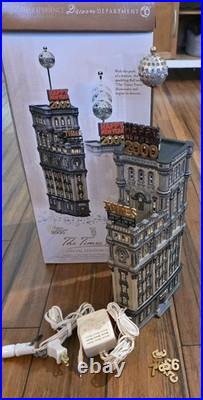 Dept 56 The Times Tower 2000 New Year Special Edition Gift Set Village READ