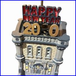 Dept 56 The Times Tower 2000 New Year Special Edition Gift Set Village READ