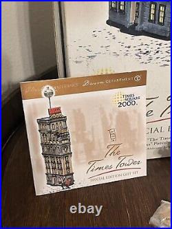 Dept 56 The Times Tower 2000 Special Edition 55510 Christmas in the City WORKS
